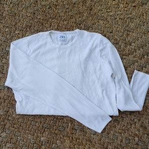 ZARA long sleeve top, size medium
